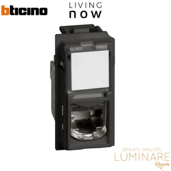 cat6a rj45 uticnica-crna-bticino living now-kg4279c6a