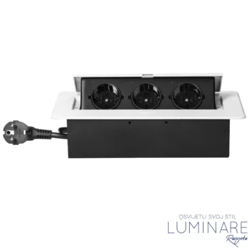 Alternative view of UGRADBENA UTIČNICA ZA NAMJEŠTAJ 3xŠUKO BIJELA