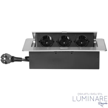 Alternative view of UGRADBENA UTIČNICA ZA NAMJEŠTAJ 3xŠUKO SREBRNA