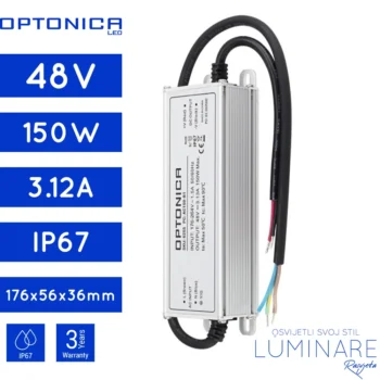napajanje 150w 3.12a 48v ip67 premium series-luminare rasvjeta