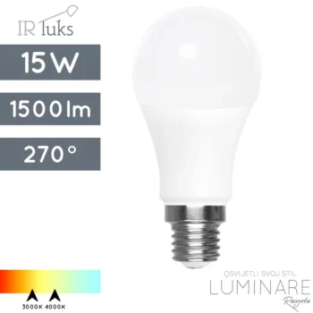 led zarulja e27 15w a60-3000k-4000k-ir-luks-3856005475209-3856005475216