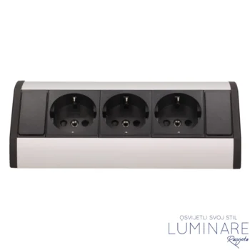 Alternative view of NADGRADNA UTIČNICA ZA NAMJEŠTAJ 3xŠUKO CRNA-SIVA