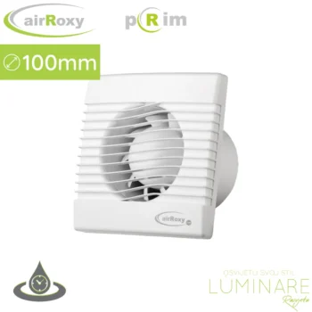 airRoxy pRIM Ø100 mm kupaonski ventilator sa senzorom vlage