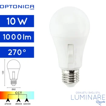 e27 led zarulja 10w-3 cct-luminare rasvjeta