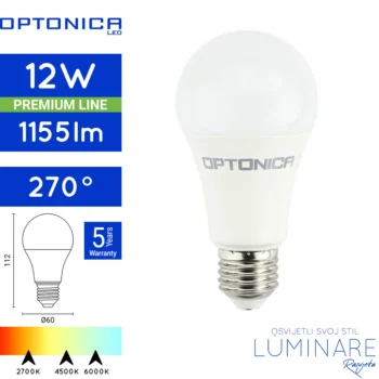 e27 led zarulja 12w-5 godina jamstvo