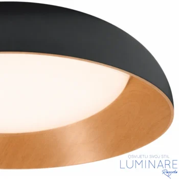 Alternative view of LED plafonjera 24W PD24-A7 BLACK+WOOD
