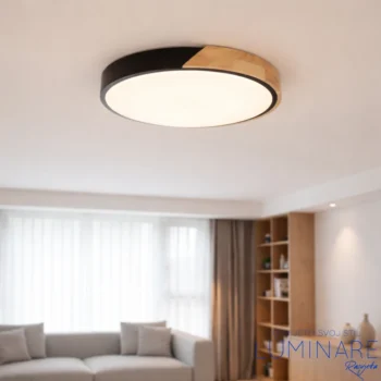 Alternative view of LED plafonjera 48W PD48-A7 BLACK+WOOD