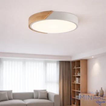 Alternative view of LED plafonjera 48W PD48-A7 WHITE+WOOD